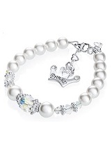 delightful teensy-weensy baby pearl bracelet